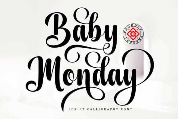 Baby Monday: A Script Font That Blends Elegance with Everyday Use