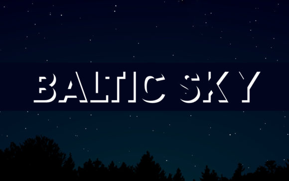 Baltic Sky: A Cool Display Font for Modern Projects
