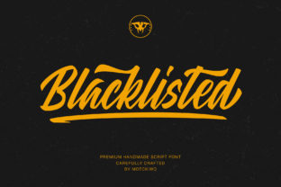 Blacklisted: A Vintage Script Font for Bold, Authentic Designs