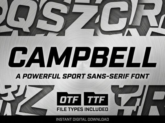Campbell: A Display Font That Demands Attention