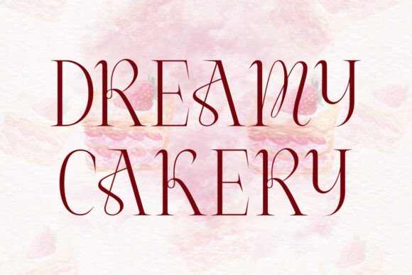 Dreamy Cakery: A Serif Font with Handwritten Soul