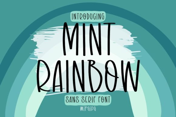 Mint Rainbow: A Fresh Take on Handwritten Sans Serifs