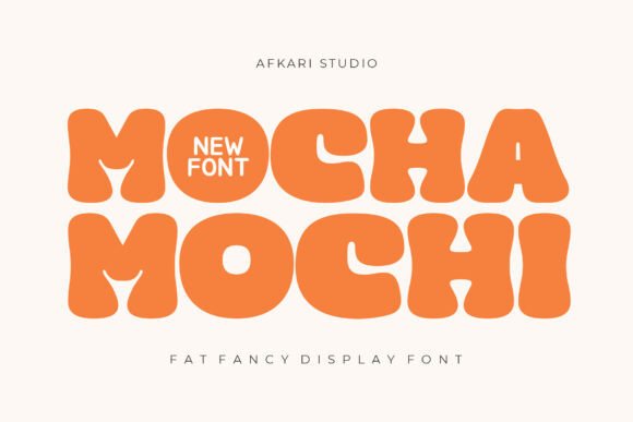 Mocha Mochi: A Sweet and Bold Display Typeface