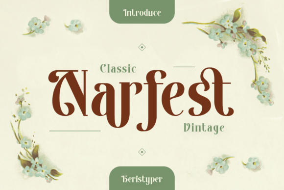 Narfest: A Serif with Vintage Soul and Modern Versatility