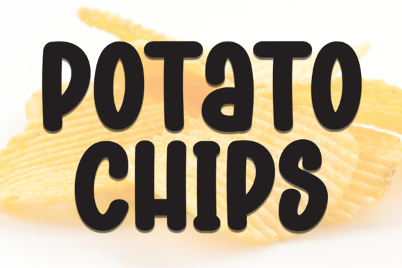 Potato Chips: The Casual Display Font for Relaxed Branding