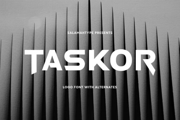 Taskor: A Modern Geometric Font for Bold Branding