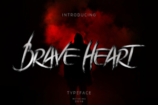 Unleash Urban Edge with the Brave Heart Typeface