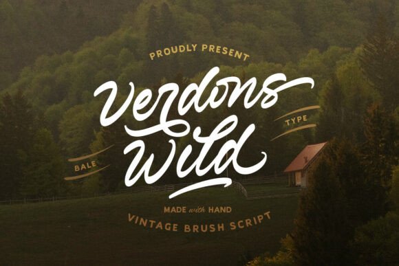 Verdons Wild: Bold Script for Rugged Branding