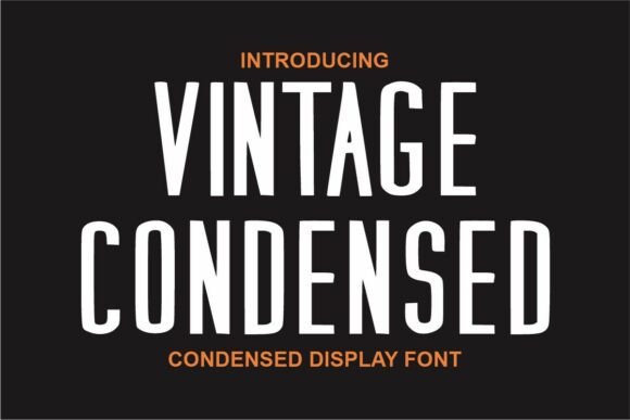 Viintage Condensed: A Typeface with Authentic Grit