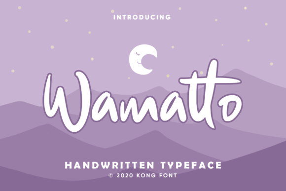 Wamatto: The Handwritten Font That Brings Projects to Life